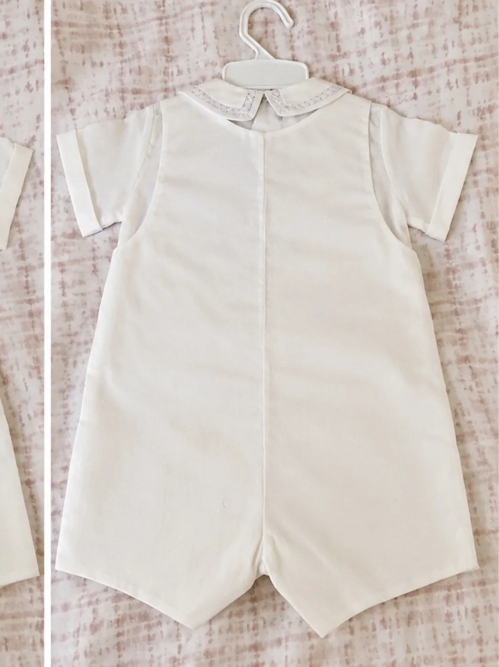 NWT Boy’s White Heirloom Romper Feltman Brothers Special Occasion 6 months